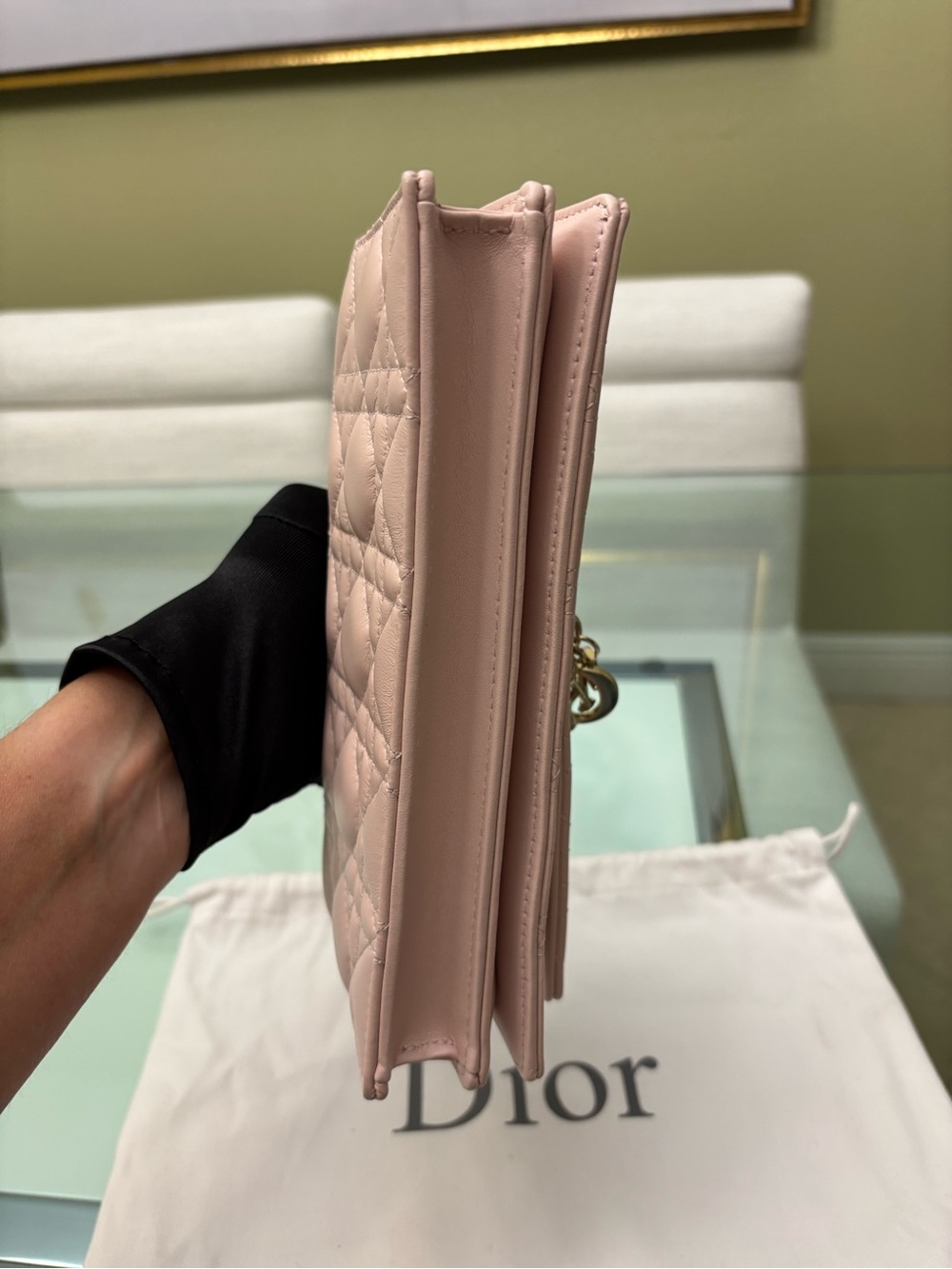 Authentic Brand New My Dior Mini Bag
Powder Pink Cannage Lambskin - Picture 11 of 16